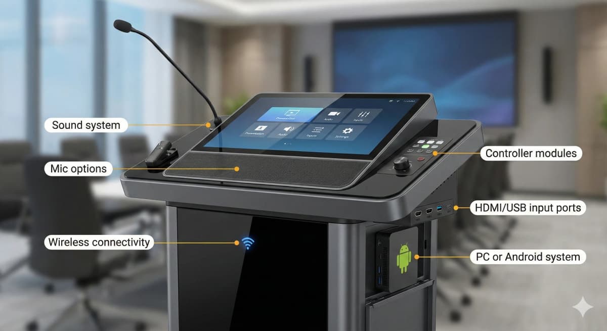 Digital & Audio Podiums