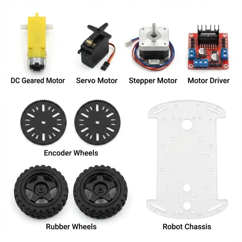 Motors, Wheels & Motion