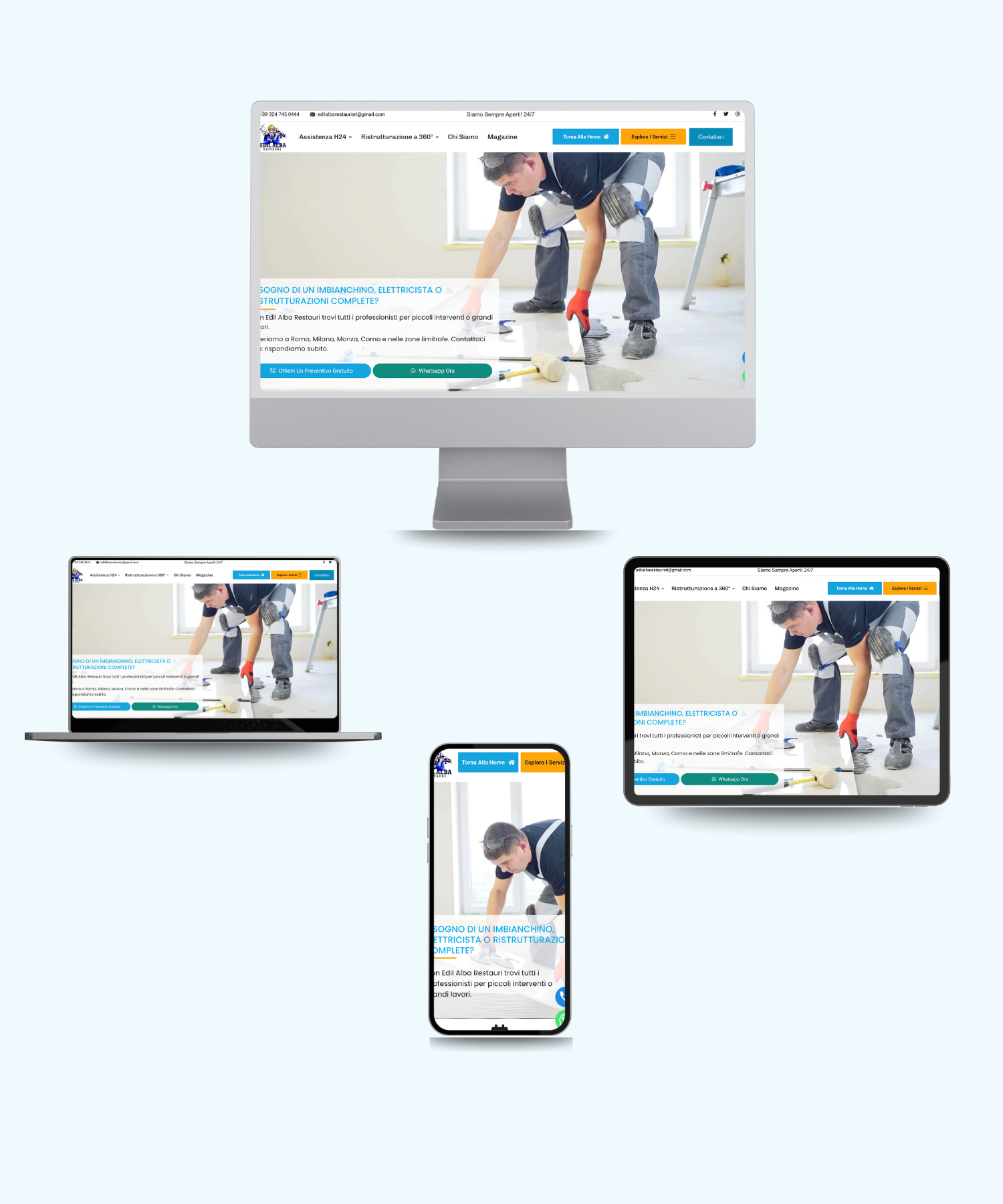 Edil Alba Ristrutturazioni – Construction & Renovation Website