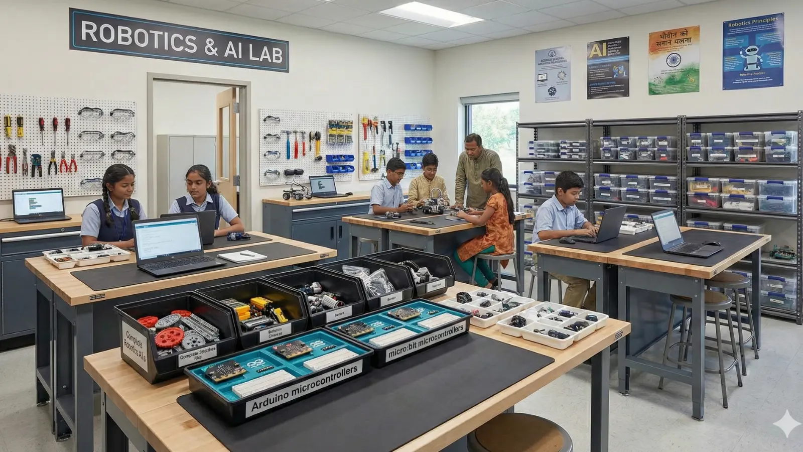 Robotics & AI Lab Setup for Schools in Patna | JayaMitraEdu